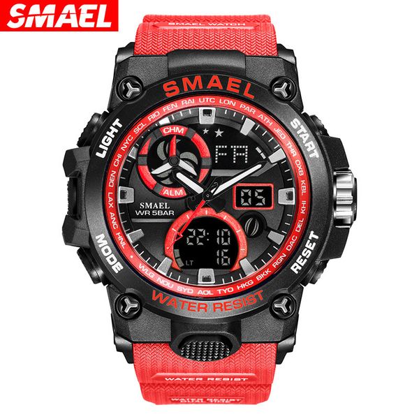 smela outdoor sports electronic watch waterproof luminous personality cool student lovers watch men, Slivery;brown
smela outdoor sports electronic watch waterproof luminous personality cool student lovers watch men, Slivery;brown