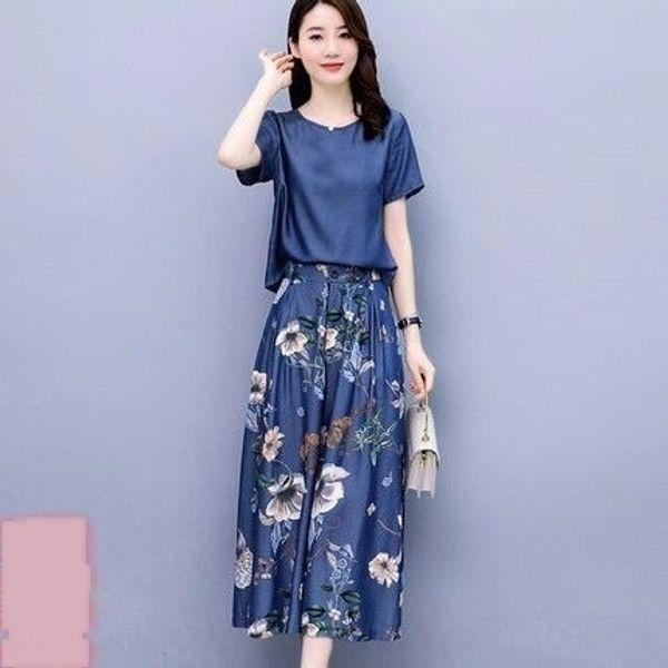 kiuta tencel summer women's piece set 2020 denim new two style korean wear fashionable thin print wide leg pants wide leg pants set fna, Gray
kiuta tencel summer women's piece set 2020 denim new two style korean wear fashionable thin print wide leg pants wide leg pants set fna, Gray