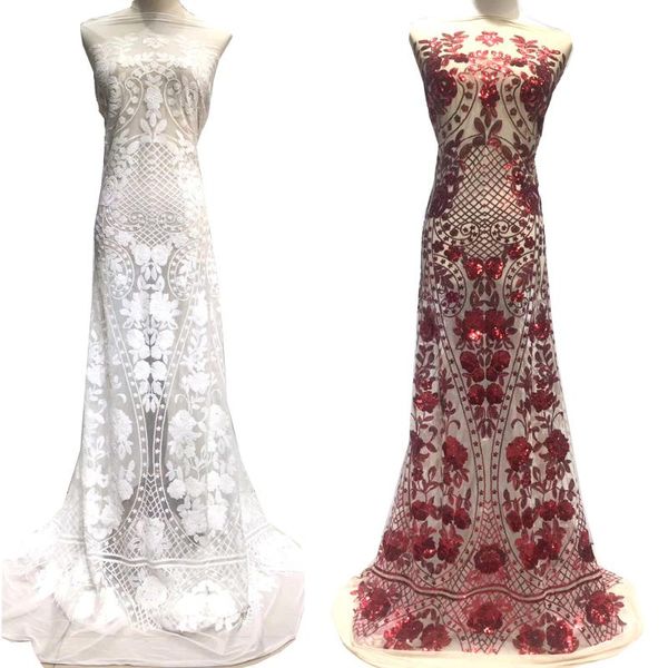 african fabric lace nigerian lace fabric white sequins 2020 embroidered mesh red white sequin fabrics, Pink;blue
african fabric lace nigerian lace fabric white sequins 2020 embroidered mesh red white sequin fabrics, Pink;blue