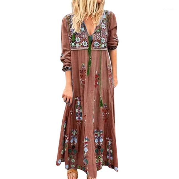 casual floral print party v neck dress women summer short sleeve beach dress plus size maxi long vestido #n1
casual floral print party v neck dress women summer short sleeve beach dress plus size maxi long vestido #n1