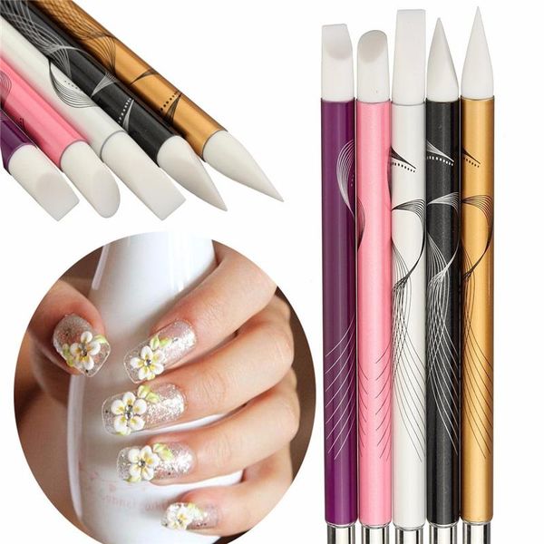 metal silicone nail art brush acrylic liquid powder creative carving craft pottery sculpture image painting shaping pen kit, Yellow
metal silicone nail art brush acrylic liquid powder creative carving craft pottery sculpture image painting shaping pen kit, Yellow