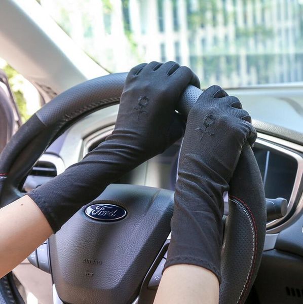 spring autumn women' summer sunscreen embroidered female medium-long thin elastic etiquette driving gloves r793, Blue;gray
spring autumn women' summer sunscreen embroidered female medium-long thin elastic etiquette driving gloves r793, Blue;gray