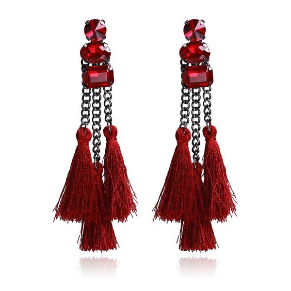 qiaose 7colors crystal charms withtassel drop earrings for women fashion jewelry women fashion dangle earrings, Silver
qiaose 7colors crystal charms withtassel drop earrings for women fashion jewelry women fashion dangle earrings, Silver