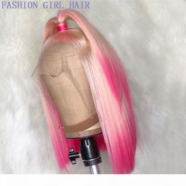 simulation human hair wig ombre short bob wig synthetic straight hair 150% density ombre pink lace front wigs for women, Black
simulation human hair wig ombre short bob wig synthetic straight hair 150% density ombre pink lace front wigs for women, Black