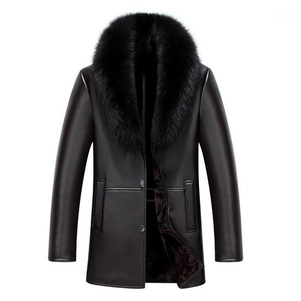 2020 new arrival men leather coat faux sheepskin coat overcoat winter leather fur lined men jacket fur collar1, Black
2020 new arrival men leather coat faux sheepskin coat overcoat winter leather fur lined men jacket fur collar1, Black
