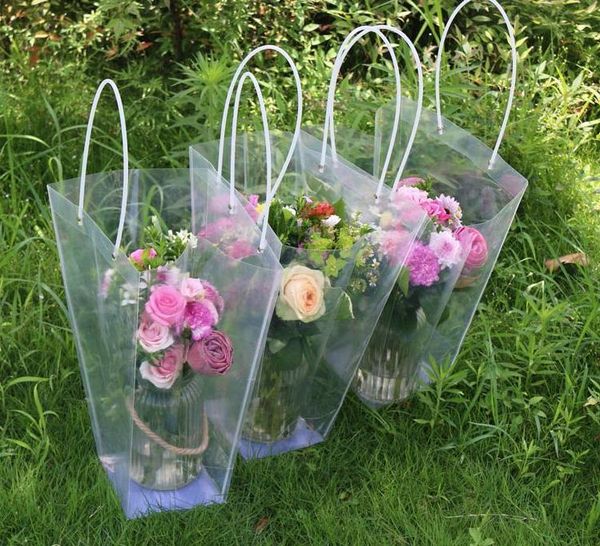 trapezoidal waterproof transparent gift bag plastic pvc flower shop packaging bag party holiday flower bags wholesale
trapezoidal waterproof transparent gift bag plastic pvc flower shop packaging bag party holiday flower bags wholesale