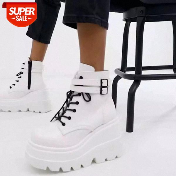 winter fashion high platform boots leather high wedges ankle boots women 2021 new female punk style heels shoes for woman #na4q, Black
winter fashion high platform boots leather high wedges ankle boots women 2021 new female punk style heels shoes for woman #na4q, Black