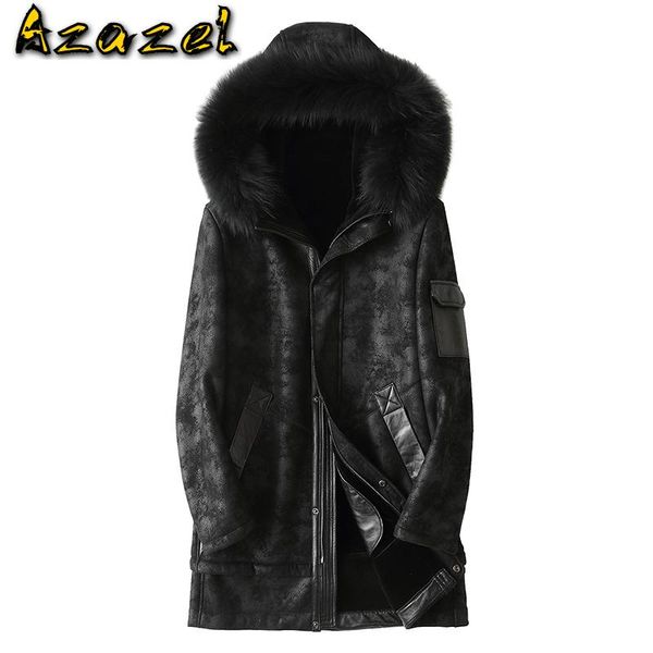 azazel winter genuine leather jacket men sheepskin coat hooded wool liner raccoon fur collar chaqueta cuero hombre1803 kj1400, Black
azazel winter genuine leather jacket men sheepskin coat hooded wool liner raccoon fur collar chaqueta cuero hombre1803 kj1400, Black