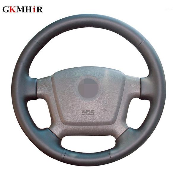 diy hand-stitched black artificial leather car steering wheel cover for kia cerato 2005-2012 spectra spectra5 2004-20091
diy hand-stitched black artificial leather car steering wheel cover for kia cerato 2005-2012 spectra spectra5 2004-20091
