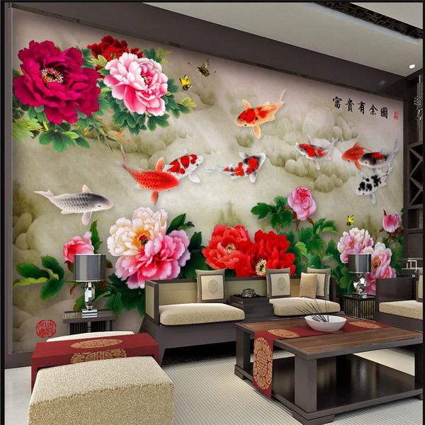 peony flower nine fish picture p wallpapers for living room bedroom tv sofa background mural wall paper 3d papel de parede
peony flower nine fish picture p wallpapers for living room bedroom tv sofa background mural wall paper 3d papel de parede