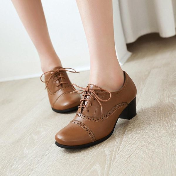 karin new dropship plus size 43 retro lace up shoes women square heels brogue pumps woman, Black
karin new dropship plus size 43 retro lace up shoes women square heels brogue pumps woman, Black