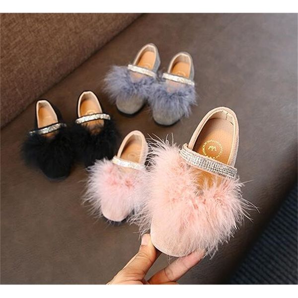 new arrival children princess with pink fur girls leather wedding party kids dress shoes 13.5-22 cm ing, Black
new arrival children princess with pink fur girls leather wedding party kids dress shoes 13.5-22 cm ing, Black