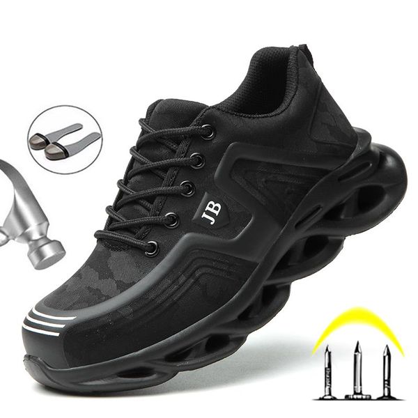 dropshipping male work shoes puncture-proof safety shoes indestructible 2020 new light steel toe outdoor men work sneakers, Black
dropshipping male work shoes puncture-proof safety shoes indestructible 2020 new light steel toe outdoor men work sneakers, Black