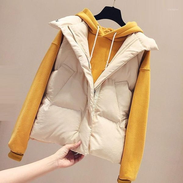 women's vests 2021 winter fall kroean casual women ladies beige black green sleeveless padded warm vest coat , 4xl coats for woman1, Black;white
women's vests 2021 winter fall kroean casual women ladies beige black green sleeveless padded warm vest coat , 4xl coats for woman1, Black;white