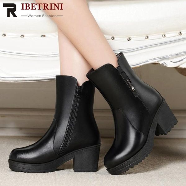 boots ribetrini brand women warm short plush metal ankle shoes high heels zipper platform stylish, Black
boots ribetrini brand women warm short plush metal ankle shoes high heels zipper platform stylish, Black