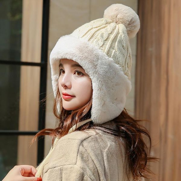 new girl warm ski brand big fur pom poms warm knit hat set winter women wool beanie hat thick skullies female cap bbymhi alice_bag, Black;white
new girl warm ski brand big fur pom poms warm knit hat set winter women wool beanie hat thick skullies female cap bbymhi alice_bag, Black;white
