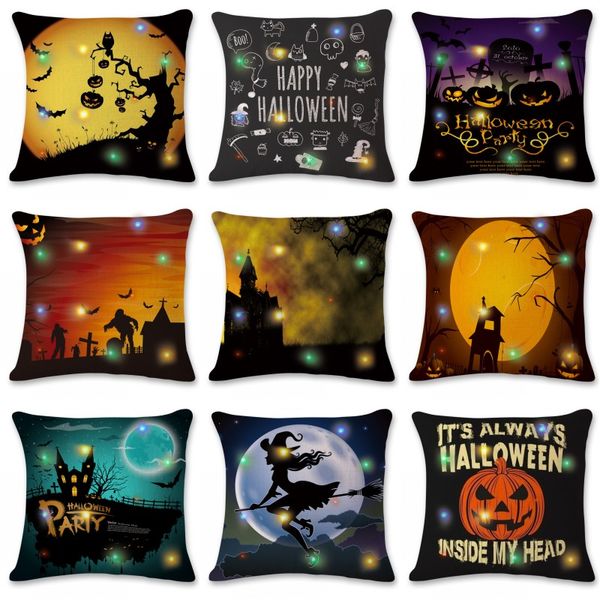 halloween led pillowcase pumpkin witch castle design led luminous cushion cover home sofa throw decorative pillowcase
halloween led pillowcase pumpkin witch castle design led luminous cushion cover home sofa throw decorative pillowcase