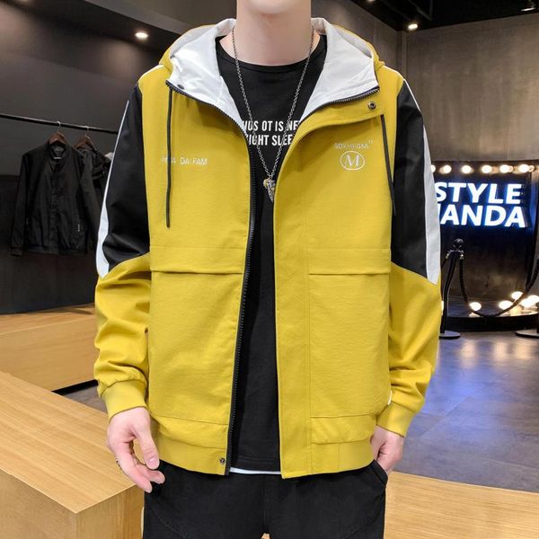 men's jackets multiple pockets patchwork thin printed letter men hooded jacket pullover covered button clothing 2021 fashion casual j60, Black;brown
men's jackets multiple pockets patchwork thin printed letter men hooded jacket pullover covered button clothing 2021 fashion casual j60, Black;brown