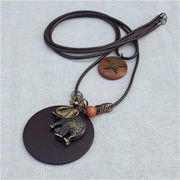 chains 2021 fashion choker woman necklaces vintage jewelry elephant wooden pendant long necklace for women collares mujer kolye, Silver
chains 2021 fashion choker woman necklaces vintage jewelry elephant wooden pendant long necklace for women collares mujer kolye, Silver
