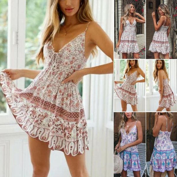 summer boho chiffion mini dress 2021 fashion women deep v neck sleeveless party beach dress sundress, Black;gray
summer boho chiffion mini dress 2021 fashion women deep v neck sleeveless party beach dress sundress, Black;gray