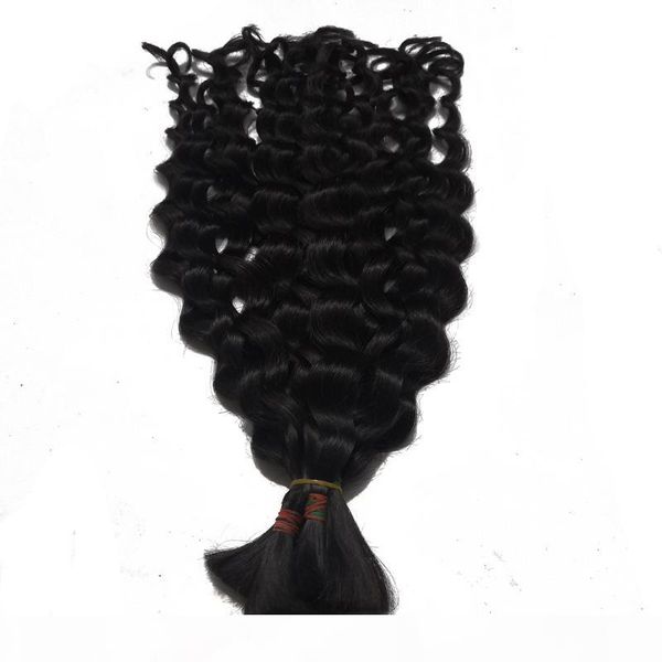 brazilian human braiding hair deep curly hair bulk for braiding 100g no weft natural color, Black
brazilian human braiding hair deep curly hair bulk for braiding 100g no weft natural color, Black