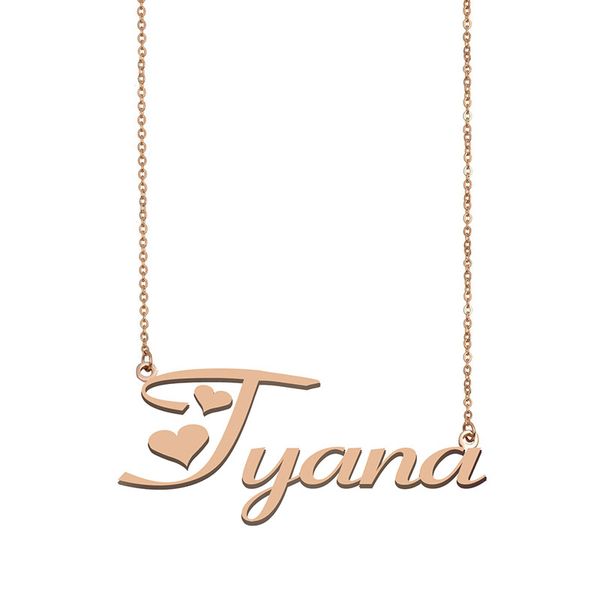 Tyana Name Necklace Custom Nameplate Pendant for Women Girls Birthday Gift Kids Best Friends Jewelry 18k Gold Plated Stainless Steel, Silver
Tyana Name Necklace Custom Nameplate Pendant for Women Girls Birthday Gift Kids Best Friends Jewelry 18k Gold Plated Stainless Steel, Silver
