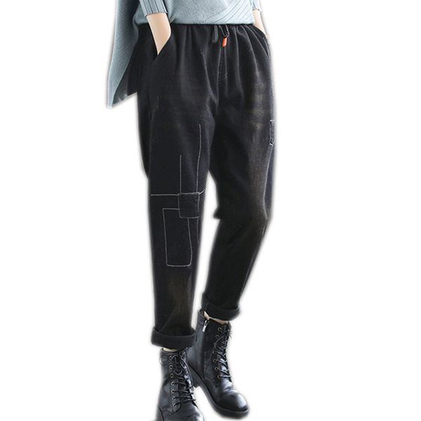 women jeans retro vintage 100% cotton washed bleach denim pants female new for autumn winter fleeced thick warm a12041016 y1214, Blue
women jeans retro vintage 100% cotton washed bleach denim pants female new for autumn winter fleeced thick warm a12041016 y1214, Blue