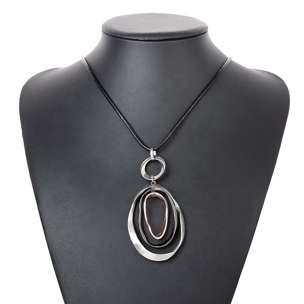 women necklace fashion necklaces woman geometric pendants statement jewelry long big rope chain necklace for women gifts, Silver
women necklace fashion necklaces woman geometric pendants statement jewelry long big rope chain necklace for women gifts, Silver