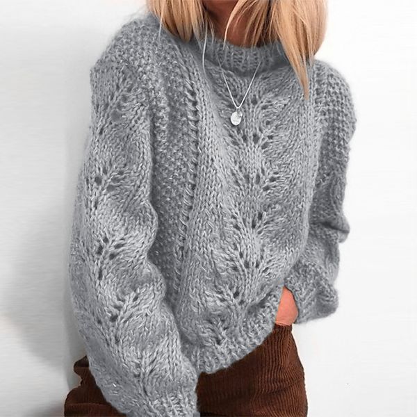 women's fashion casual solid color loose mohair coarse knitted hook flower hollow sweater, White;black
women's fashion casual solid color loose mohair coarse knitted hook flower hollow sweater, White;black