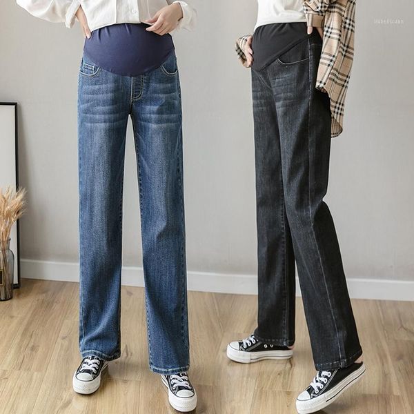 8925# 2121 spring wide leg loose straight denim maternity jeans belly pants clothes for pregnant women pregnancy long trousers1, White
8925# 2121 spring wide leg loose straight denim maternity jeans belly pants clothes for pregnant women pregnancy long trousers1, White