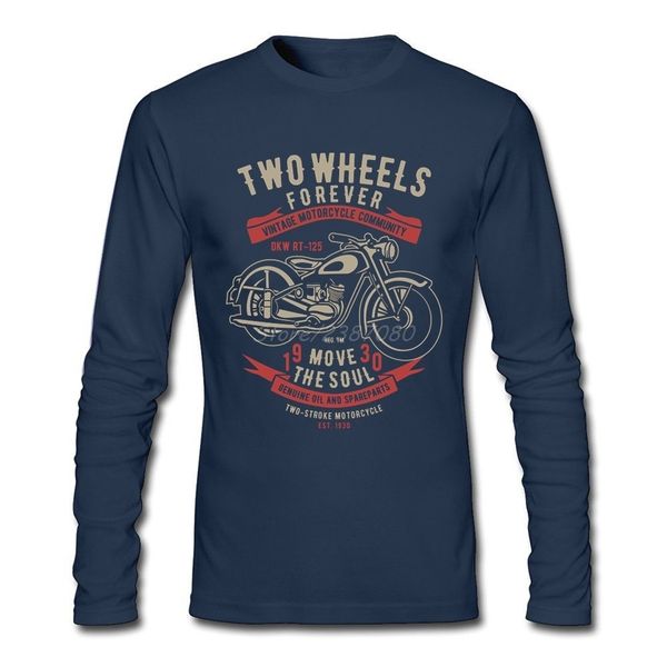 two wheels move the soul vintage motorcycle t shirt long sleeve men's t-shirt pop brand cotton funny t shirts 201203, White;black
two wheels move the soul vintage motorcycle t shirt long sleeve men's t-shirt pop brand cotton funny t shirts 201203, White;black
