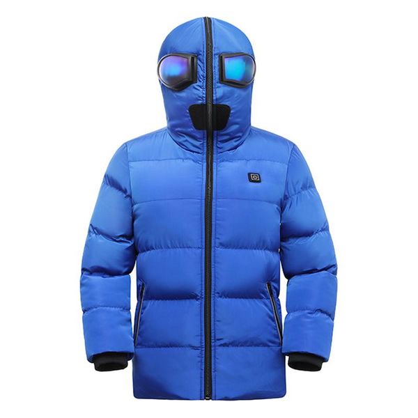 et05 children's 3 area heating jacket usb charging winter warm jacket smart thermostat hooded cotton clothes for outdoor camping, Gray;blue
et05 children's 3 area heating jacket usb charging winter warm jacket smart thermostat hooded cotton clothes for outdoor camping, Gray;blue