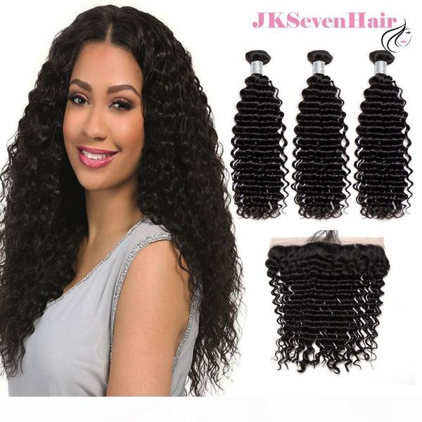 12a grade deep wave malaysian virgin hair bundles 3 pcs with 13x4inch lace frontal brazilian peruvian indian human hair wefts w frontal, Black
12a grade deep wave malaysian virgin hair bundles 3 pcs with 13x4inch lace frontal brazilian peruvian indian human hair wefts w frontal, Black