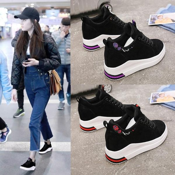 the new web celebrity shoes autumn 2020 sneakers thick bottom single shoe sponge joker han edition female casual shoes, Black
the new web celebrity shoes autumn 2020 sneakers thick bottom single shoe sponge joker han edition female casual shoes, Black
