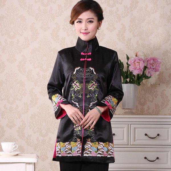 plus size 4xl chinese lengthen jacket coat classic women coat oriental women outerwear embroidery evening party overcoat, Black;brown
plus size 4xl chinese lengthen jacket coat classic women coat oriental women outerwear embroidery evening party overcoat, Black;brown