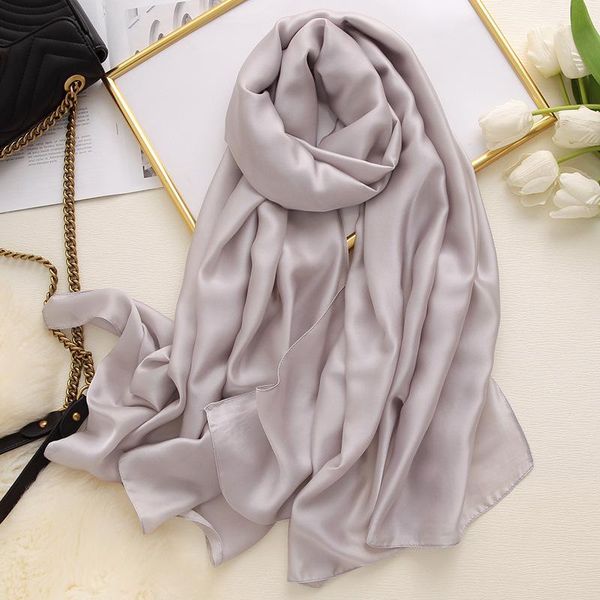 women silk scarves 2020 luxury solid foulard hijab pashmina shawls wraps lady winter scarves long bufanda thin wmtktc bdesybag, Blue;gray
women silk scarves 2020 luxury solid foulard hijab pashmina shawls wraps lady winter scarves long bufanda thin wmtktc bdesybag, Blue;gray
