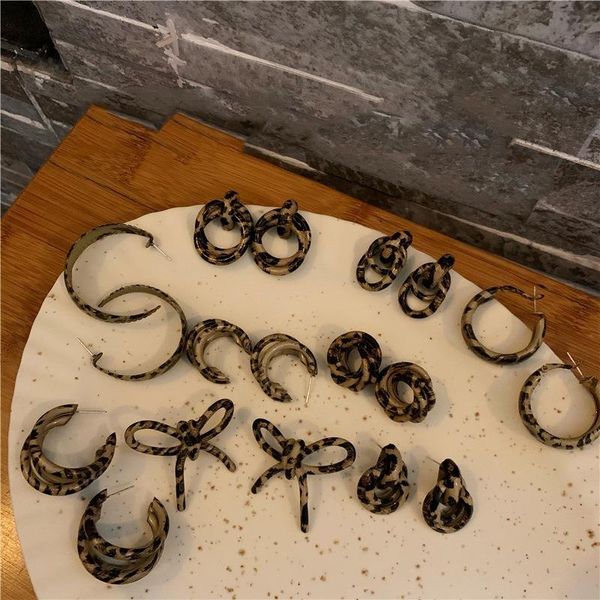minar multiple leopard bowknot c shape resin arcylic earrings for women geometric circle hoop earrings vintage jewelry gifts, Golden;silver
minar multiple leopard bowknot c shape resin arcylic earrings for women geometric circle hoop earrings vintage jewelry gifts, Golden;silver