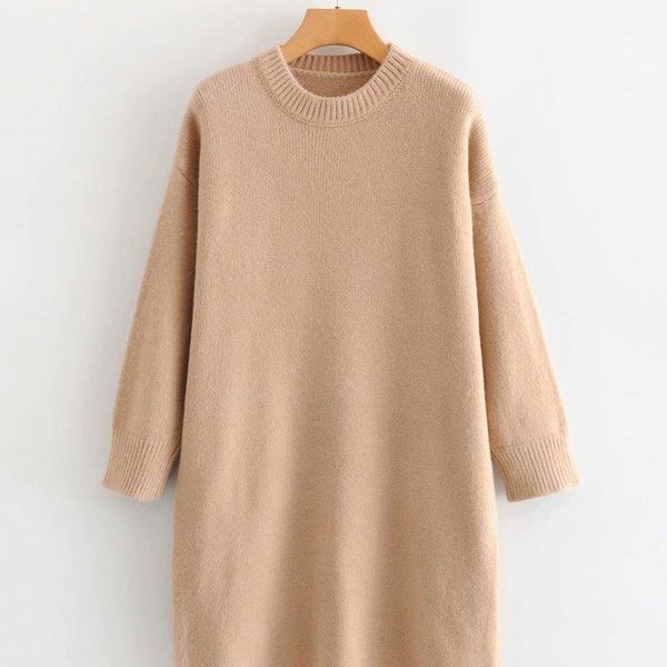 fashion new tl75-7151 european and american fashion with thick loose dress1, White;black
fashion new tl75-7151 european and american fashion with thick loose dress1, White;black