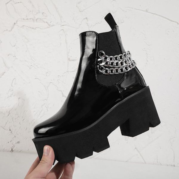 boots ladies high platform fashion heels ankle women 2021 party wedges shoes woman motorcycle 34-43, Black
boots ladies high platform fashion heels ankle women 2021 party wedges shoes woman motorcycle 34-43, Black