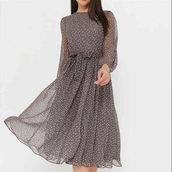 elegant dot print long sleeve women dresses boho casual o-neck chiffon a-line dress vintage party vestidos, Black;gray
elegant dot print long sleeve women dresses boho casual o-neck chiffon a-line dress vintage party vestidos, Black;gray