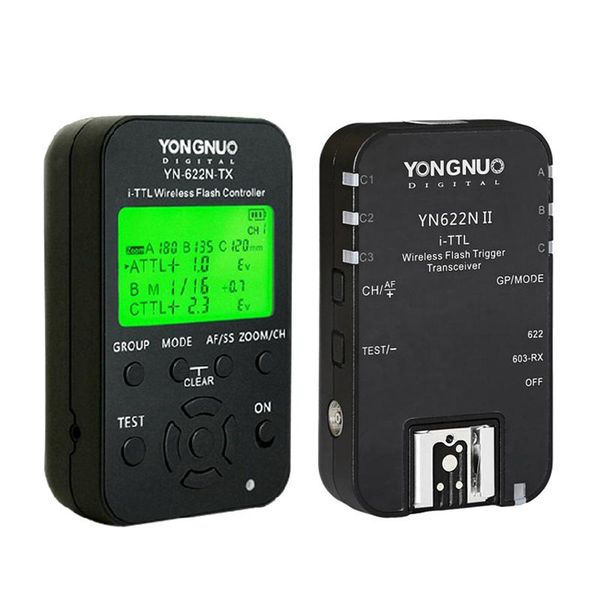 flashes yongnuo yn-622n ii yn622n i-ttl wireless flash trigger transceiver for d800 d700 d600 d610 d300 yn565 yn568
flashes yongnuo yn-622n ii yn622n i-ttl wireless flash trigger transceiver for d800 d700 d600 d610 d300 yn565 yn568