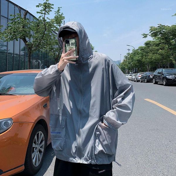 2020 spring and summer new youth popular men's solid color hooded japanese jacket fashion casual hooded sun protection clothing1, Black;brown
2020 spring and summer new youth popular men's solid color hooded japanese jacket fashion casual hooded sun protection clothing1, Black;brown