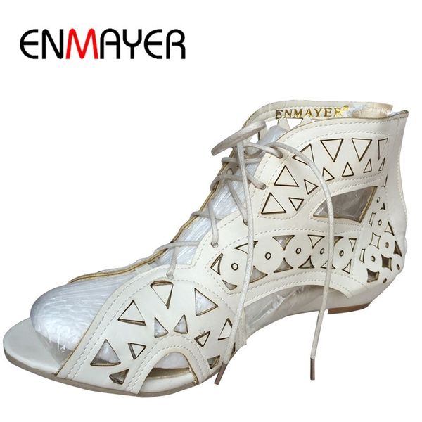 enmayer big size 34-43 fashion cut-outs lace up sandals open toe low wedges bohemian summer shoes beach shoes woman white shoes y200405, Black
enmayer big size 34-43 fashion cut-outs lace up sandals open toe low wedges bohemian summer shoes beach shoes woman white shoes y200405, Black