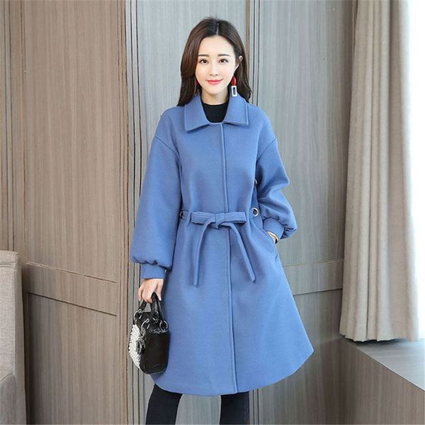 2020 new autumn winter fashion trench mid-long belt solid color woolen cloak coat outwears plus size 5xl female, Tan;black
2020 new autumn winter fashion trench mid-long belt solid color woolen cloak coat outwears plus size 5xl female, Tan;black