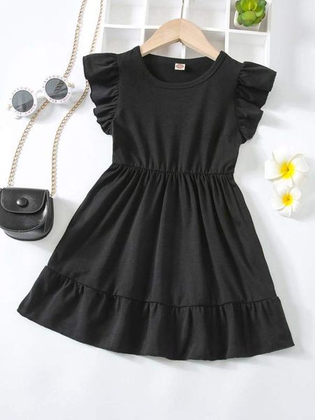 toddler girls ruffle trim a-line dress she, Red;yellow
toddler girls ruffle trim a-line dress she, Red;yellow