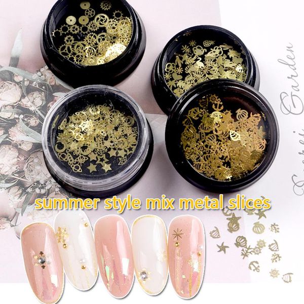 nail art decorations tszs est summer design multishape gear metal slice diy decoration accessories, Silver;gold
nail art decorations tszs est summer design multishape gear metal slice diy decoration accessories, Silver;gold