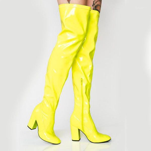 agodor neon party shoes woman over the knee boots girls fancy dress high-heel women boots bright patent leather long1, Black
agodor neon party shoes woman over the knee boots girls fancy dress high-heel women boots bright patent leather long1, Black