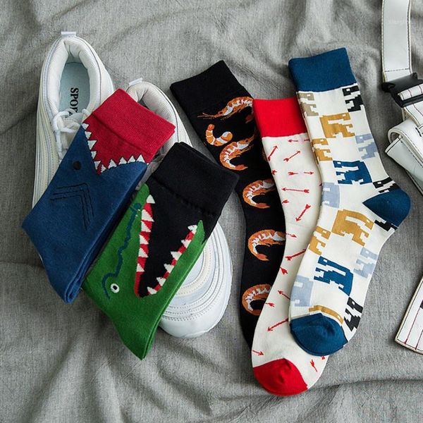 men socks funny cartoon animal crocodile shrimps square arrows happy japanese street harajuku hip hop female hosiery hipster1, Black
men socks funny cartoon animal crocodile shrimps square arrows happy japanese street harajuku hip hop female hosiery hipster1, Black