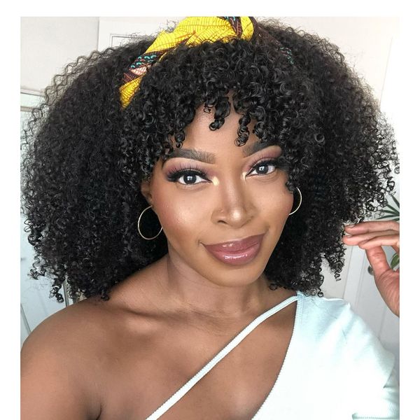 mongolian virgin hair band wig bang coily kinki curly human remy headband wigs for black women with bangs 150%density diva1, Black;brown
mongolian virgin hair band wig bang coily kinki curly human remy headband wigs for black women with bangs 150%density diva1, Black;brown