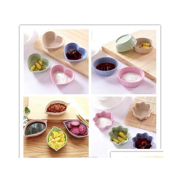 4 designs seasoning dish snack plate salt vinegar soy sauce saucer condiment containers degradation wheat straw bowl fz9lr
4 designs seasoning dish snack plate salt vinegar soy sauce saucer condiment containers degradation wheat straw bowl fz9lr